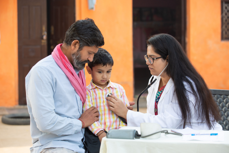 Female Doctor Checking Child - KM NU Hospitals