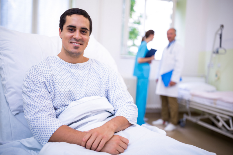  Patient Sitting on Bed - KM NU Hospitals